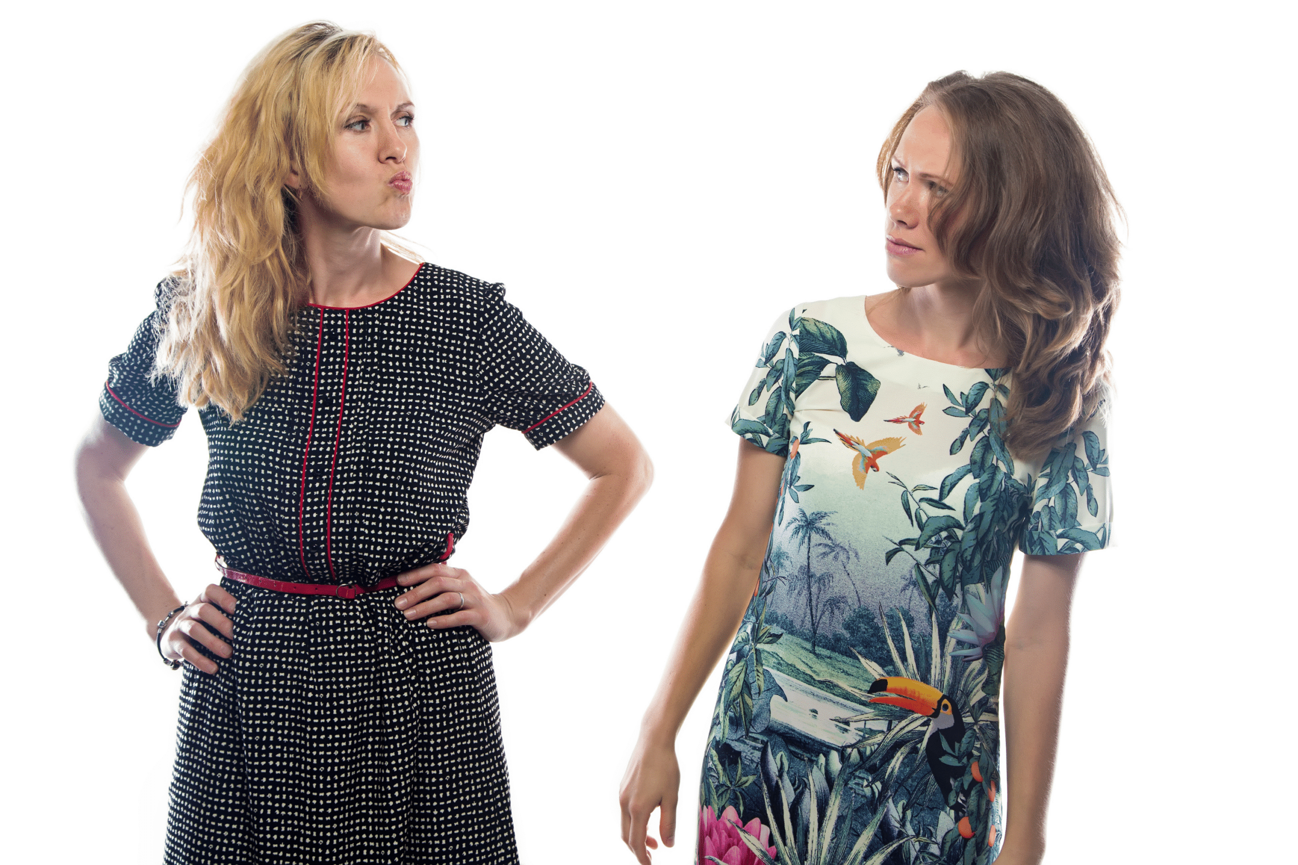 Deux femmes sont en colère