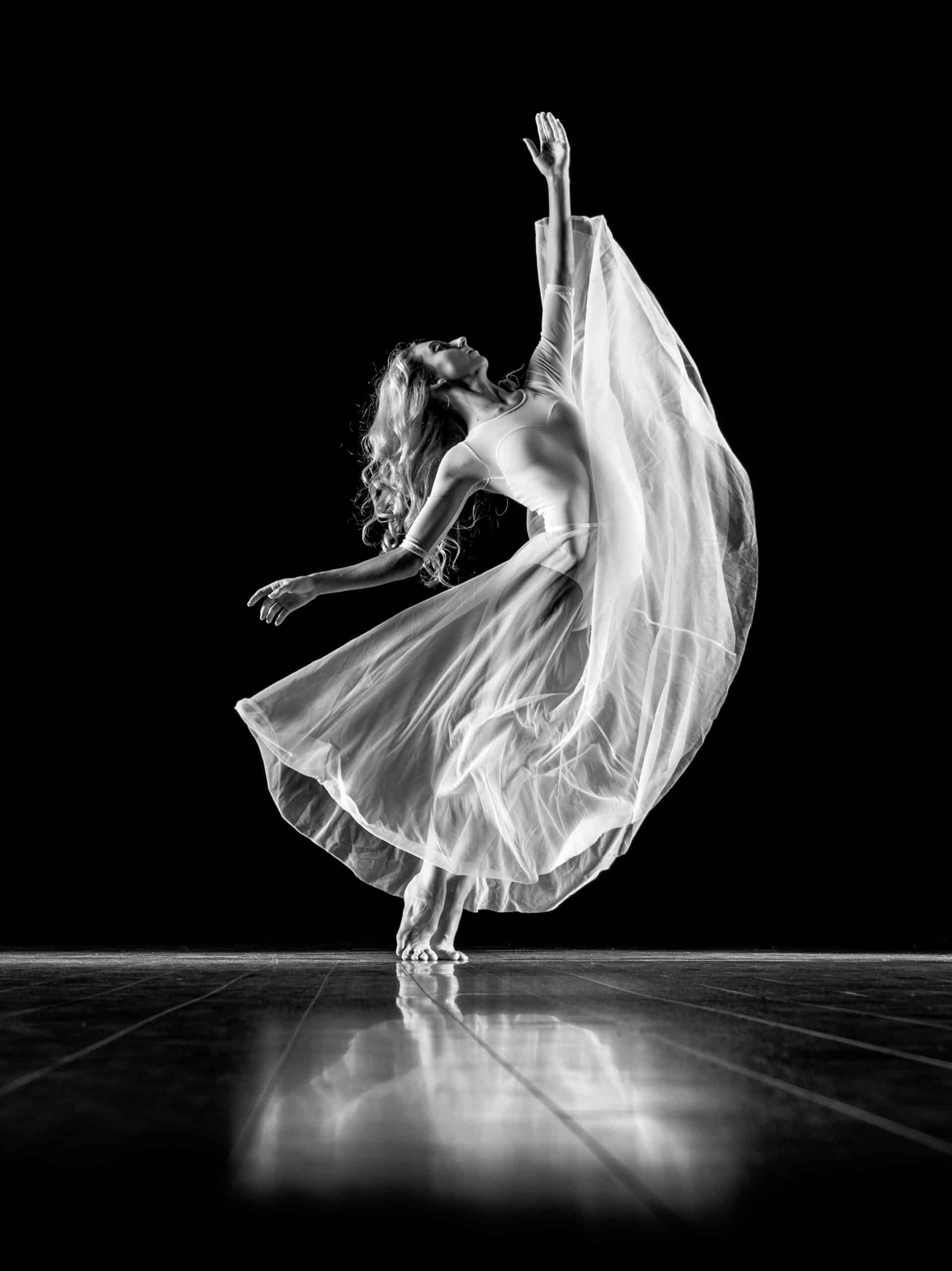 Une danseuse de ballet dance