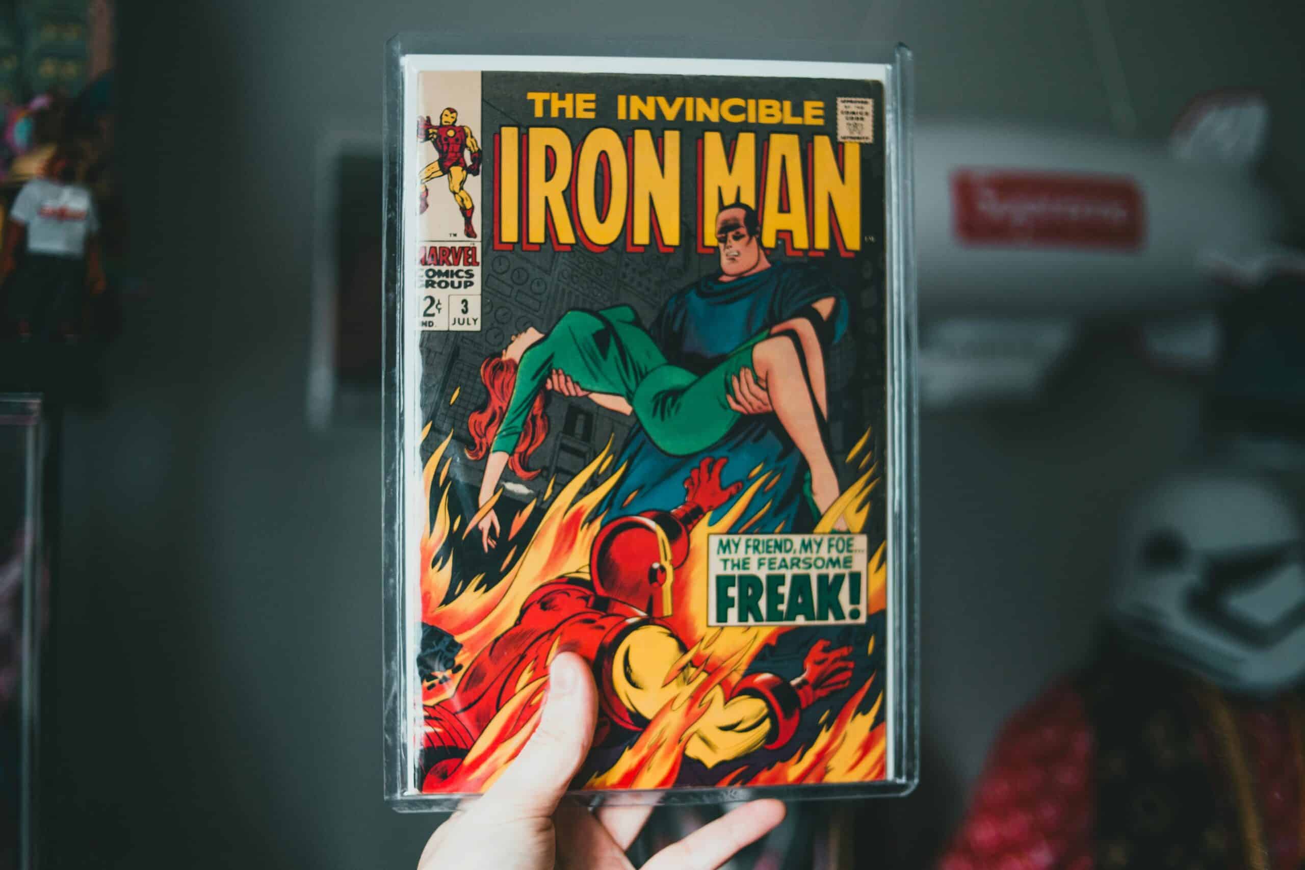 Une bande dessinée IronMan