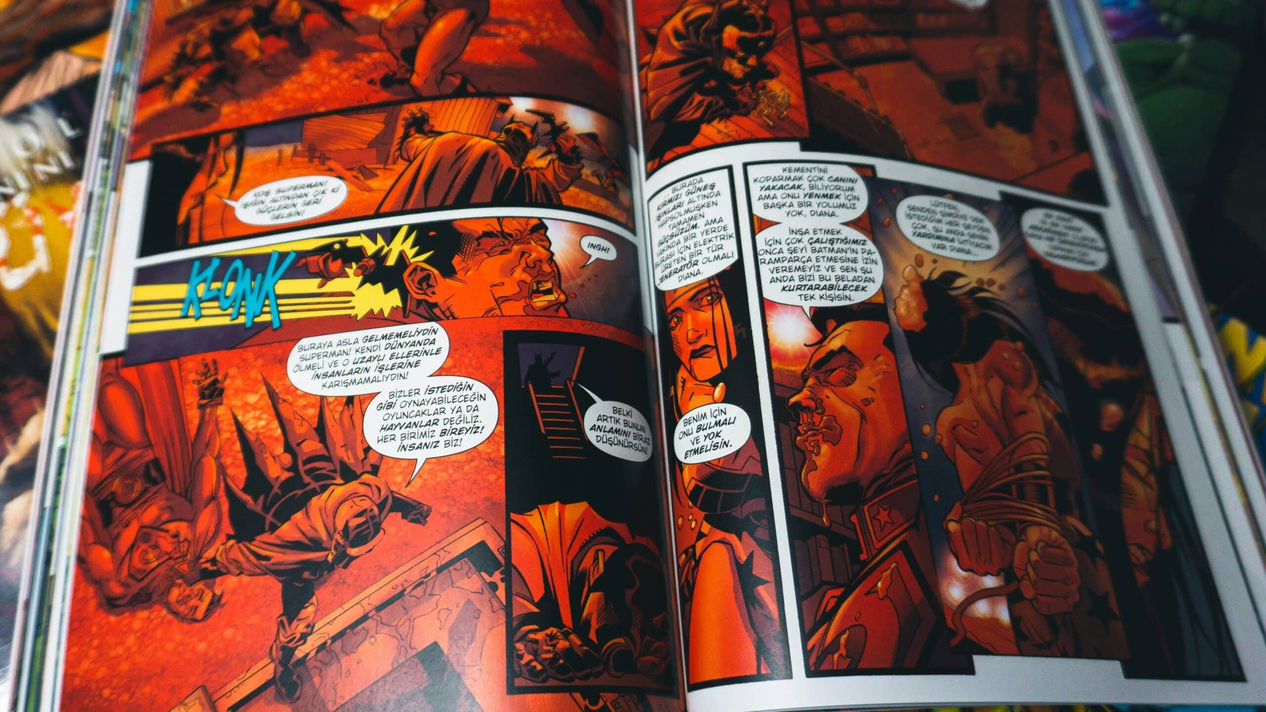 Une bande dessinée marvel