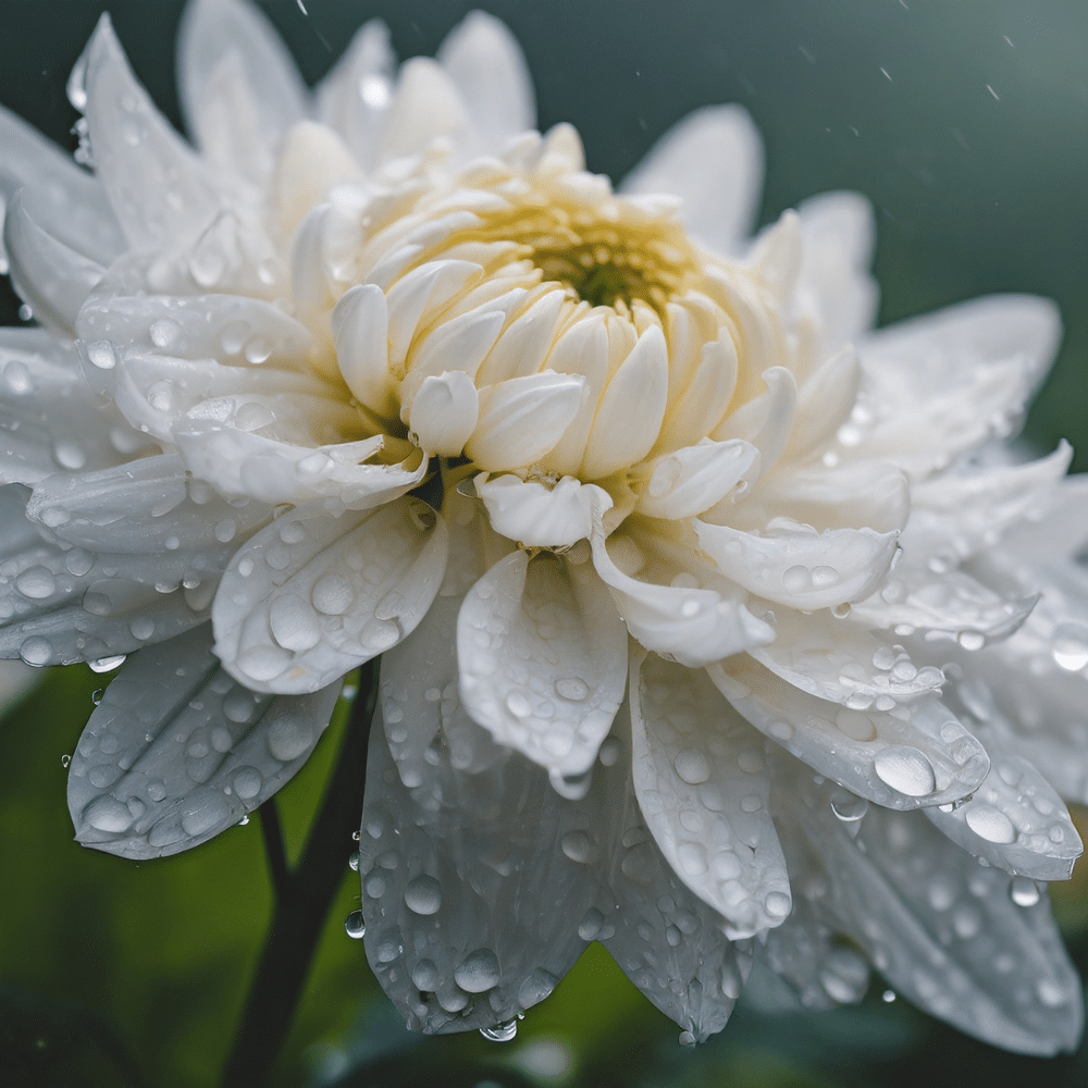 une fleur vue en macro