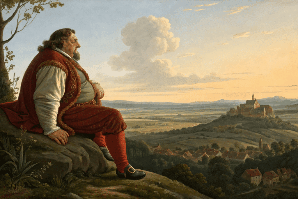 Gargantua regarde au loin