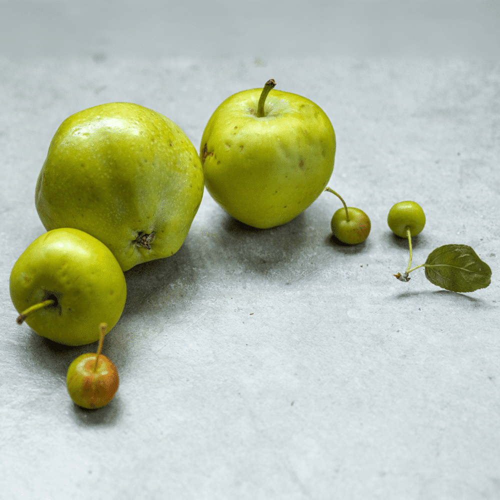 Des petits fruits et des gros fruits