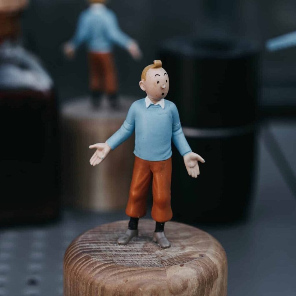 Le personnage de tintin