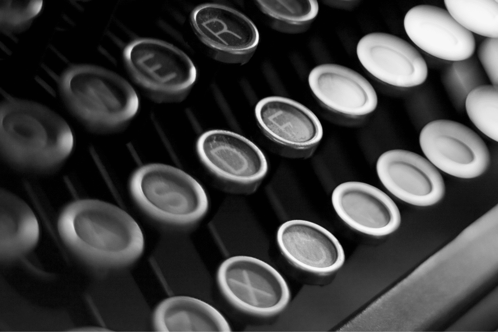 Un ancien clavier mécanique