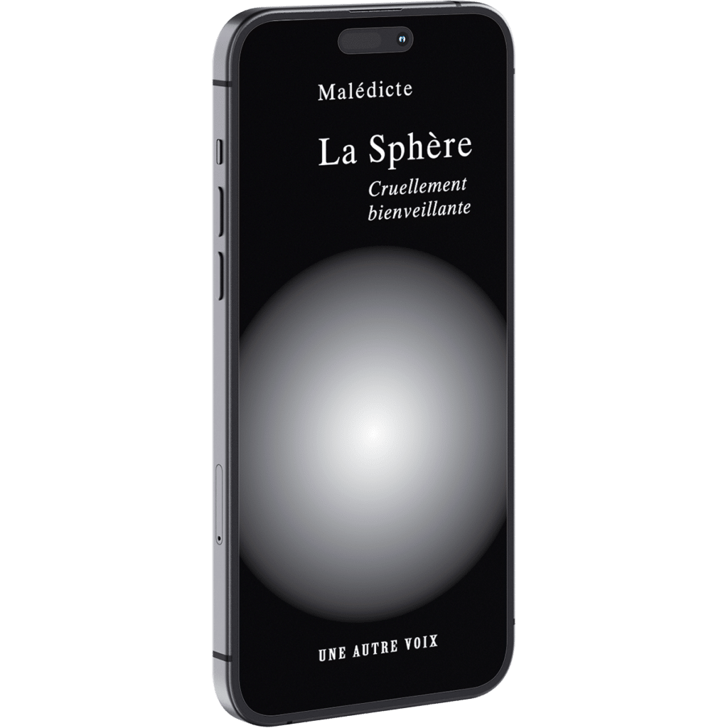 Version eBook numérique du livre "La Sphère" de Malédicte