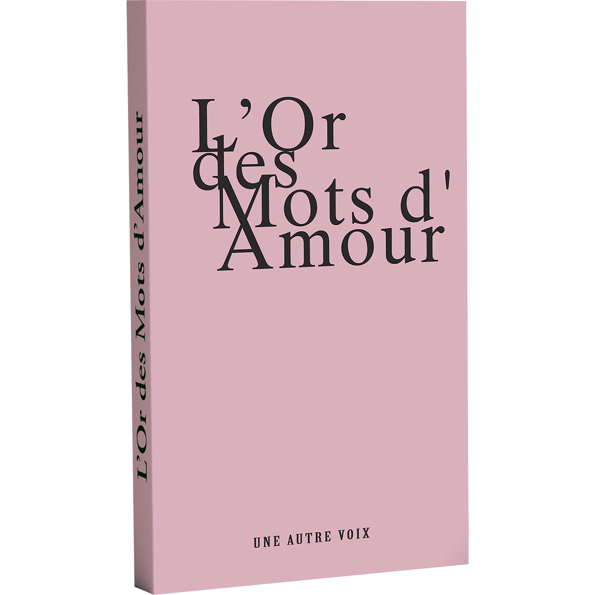 Couverture du livre "L'Or des Mots d'Amour" de La Langue Française