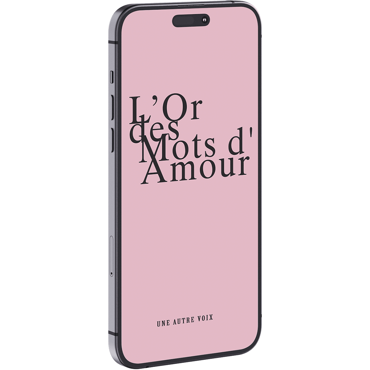 Version eBook numérique du livre "L'Or des Mots d'Amour" de La Langue Française