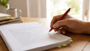 Un manuscrit réédité avec des corrections.
