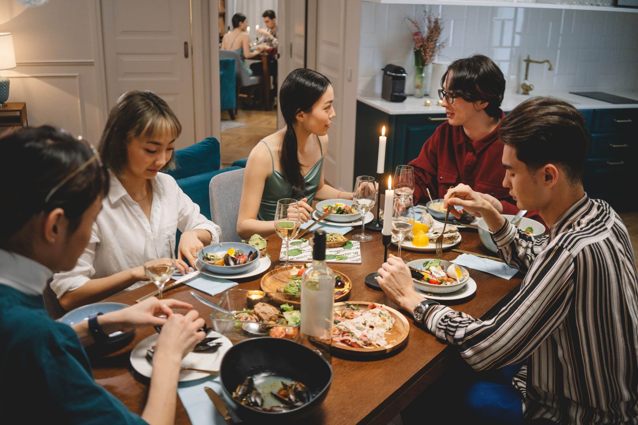 Un dîner entre amis